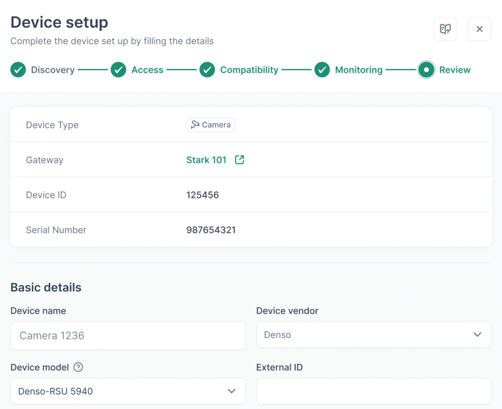 Device Setup Flow